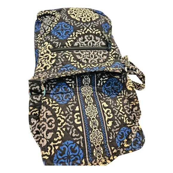 Vera Bradley Tribal Blue Crossbody Bag and Cosmetic Bag Set - Picture 4 of 8